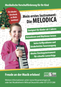 Melodica-Flyer Weihnachten